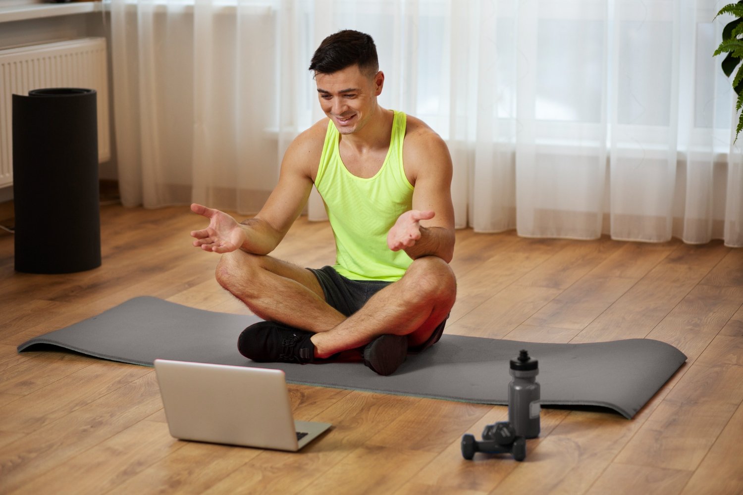 Treino de low pressure fitness para homens